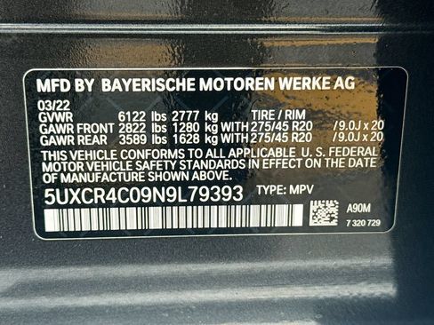 Used 2022 BMW X5 sDrive40i w/ Premium Package RWD image 35