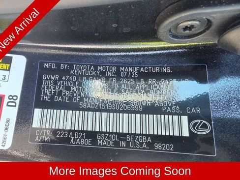 Used 2025 Lexus ES 350 w/ Premium Package FWD image 10