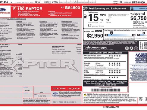 Used 2023 Ford F150 Raptor w/ Raptor 37 Performance Package image 1