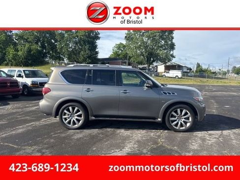 Used 2014 INFINITI QX80 4WD w/ Deluxe Touring Package image 1