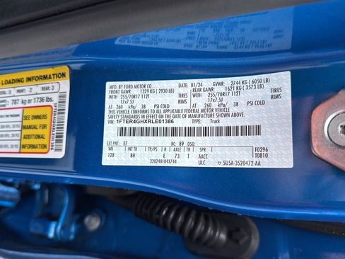 Certified 2024 Ford Ranger XLT w/ Equipment Group 301A High image 34