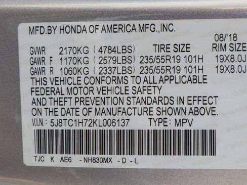 Used 2019 Acura RDX FWD w/ Advance Package image 36