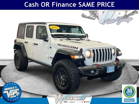 Certified 2022 Jeep Wrangler Unlimited Rubicon w/ Xtreme Recon 35" Tire Package AWD/4WD image 1
