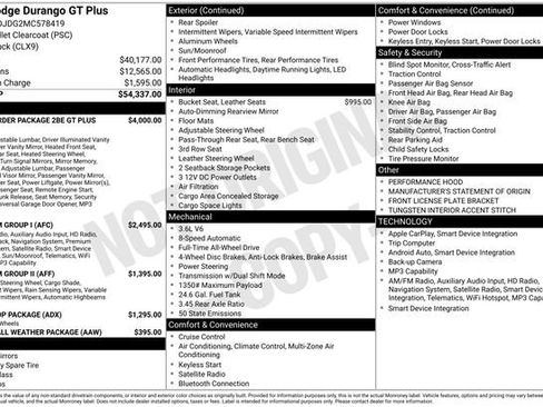 Used 2021 Dodge Durango GT AWD/4WD image 6