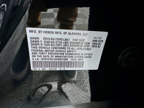 Used 2017 Honda Pilot LX image 12