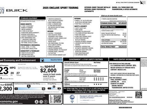 Used 2025 Buick Enclave Sport Touring image 4