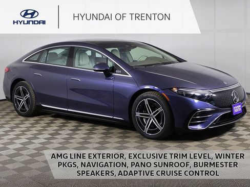 Used 2024 Mercedes-Benz EQS 450+ 4MATIC Sedan w/ AMG Line Exterior Package image 1