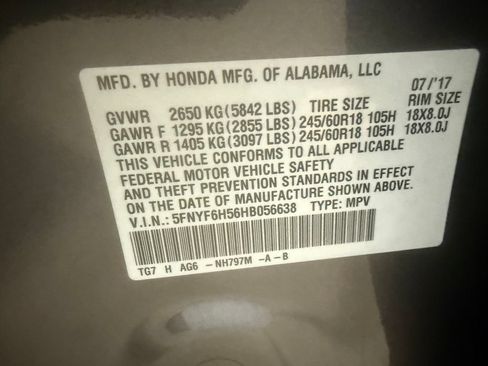 Used 2017 Honda Pilot EX-L image 42