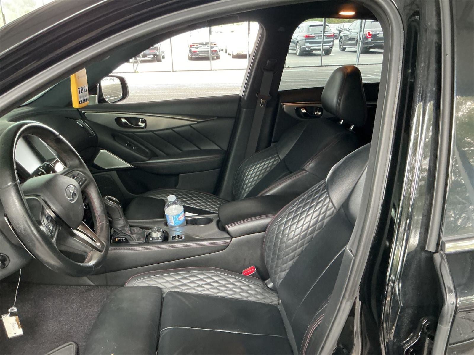 Used 2018 INFINITI Q50 Red Sport 400 w/ Sensory Package (Sport) RWD image 3