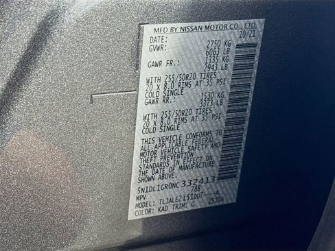 Certified 2022 INFINITI QX60 Sensory w/ Cargo Package image 35