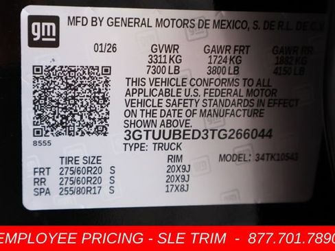 New 2026 GMC Sierra 1500 SLE w/ Max Trailering Package AWD/4WD image 30