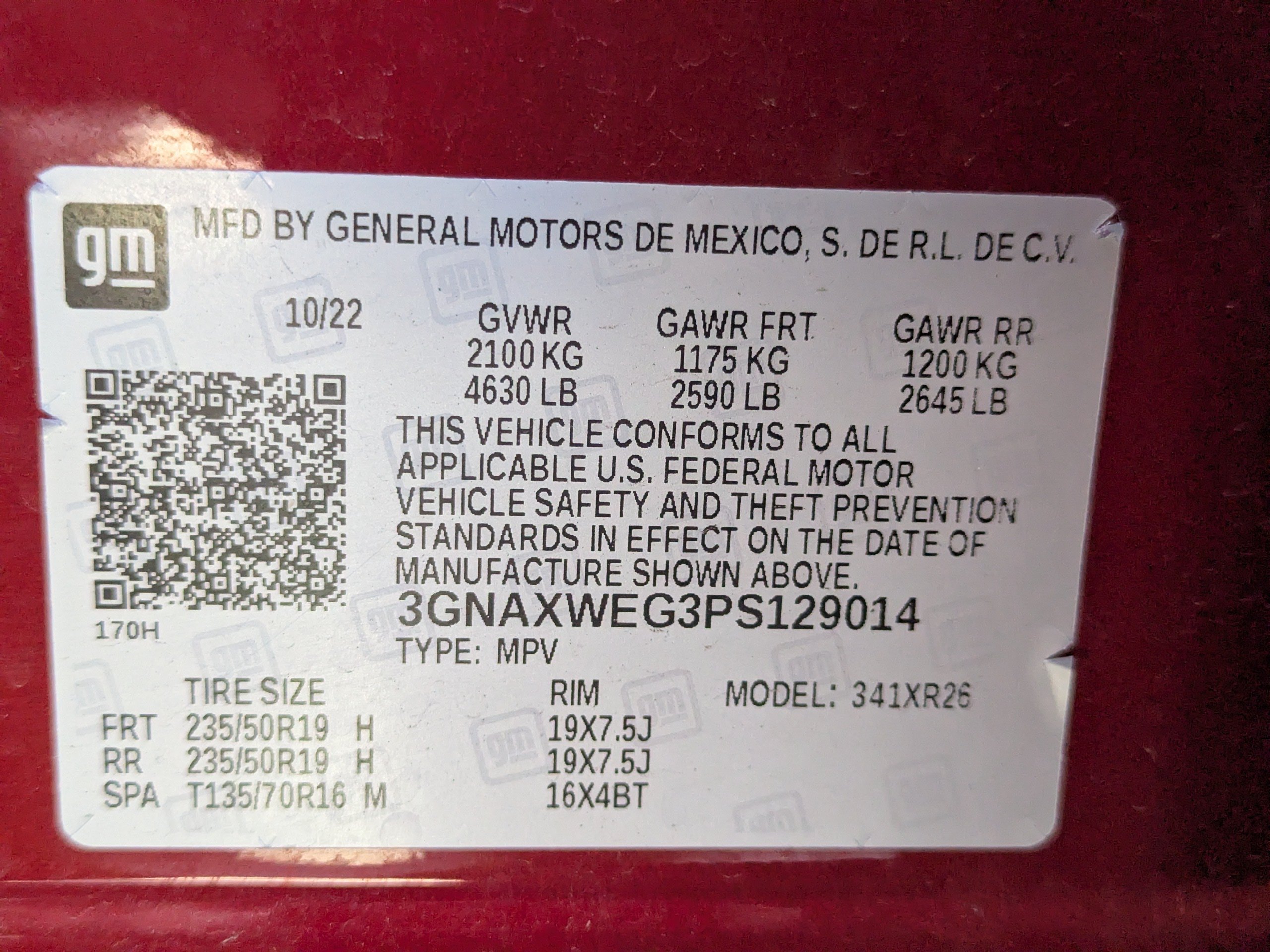 Certified 2023 Chevrolet Equinox RS w/ RS Leather Package AWD/4WD image 55