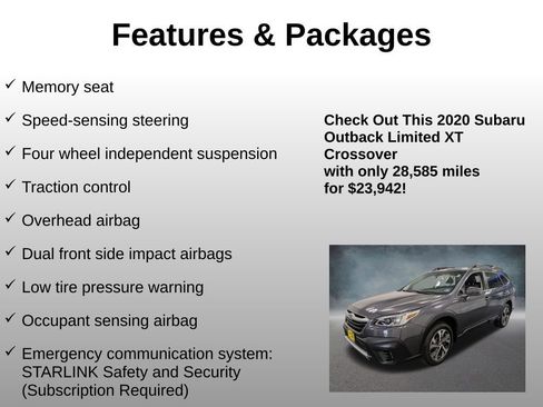 Used 2020 Subaru Outback Limited XT image 17