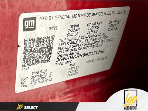 Used 2022 Chevrolet Blazer RS w/ Enhanced Convenience Package image 34