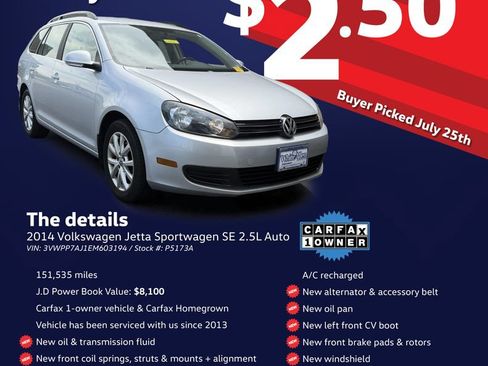 Used 2014 Volkswagen Jetta S FWD image 3