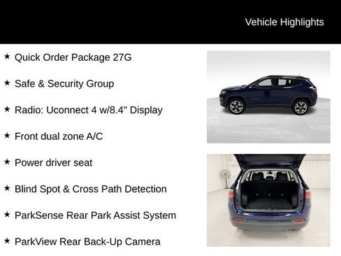 Used 2018 Jeep Compass Limited w/ Safe & Security Group AWD/4WD image 27