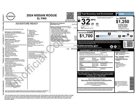 Used 2024 Nissan Rogue SL w/ SL Premium Package FWD image 3