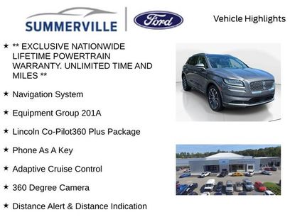 Used 2021 Lincoln Nautilus Reserve w/ Equipment Group 201A