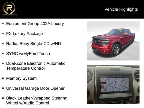 Used 2013 Ford F150 FX4 w/ Luxury Equipment Group image 9