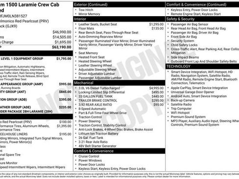 Used 2020 RAM 1500 Laramie AWD/4WD image 5