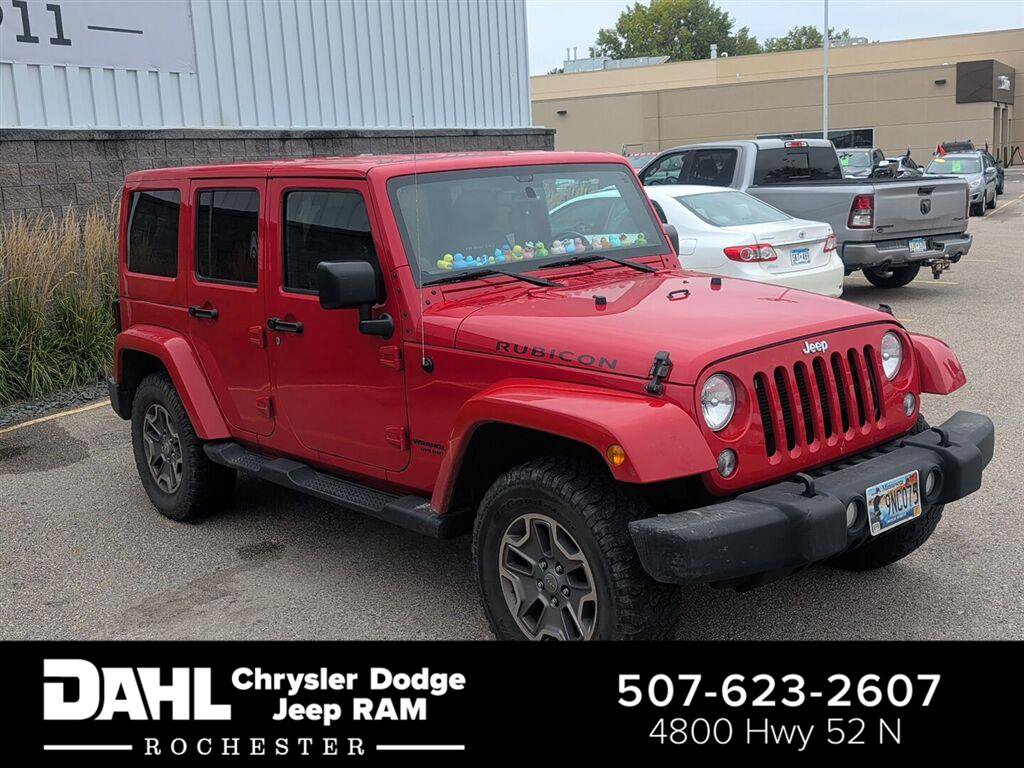 Used 2014 Jeep Wrangler Unlimited Rubicon w/ Dual Top Group AWD/4WD image 1