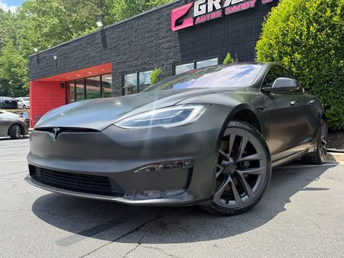 Used 2021 Tesla Model S Plaid AWD/4WD image 2