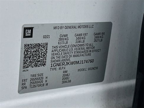 Used 2021 Chevrolet Traverse RS image 34