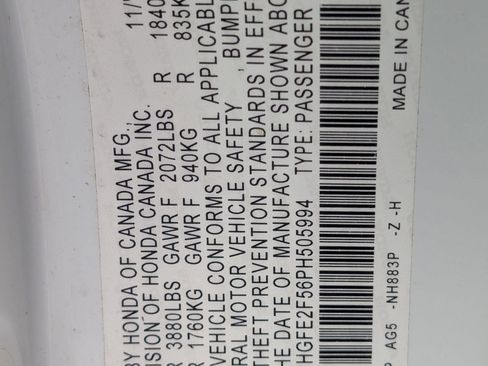 Certified 2023 Honda Civic Sport image 21