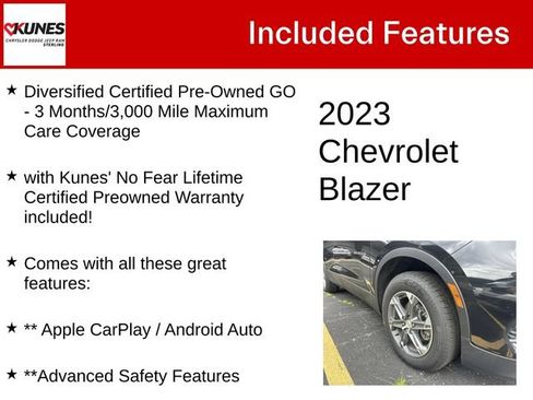 Used 2023 Chevrolet Blazer LT AWD/4WD image 4