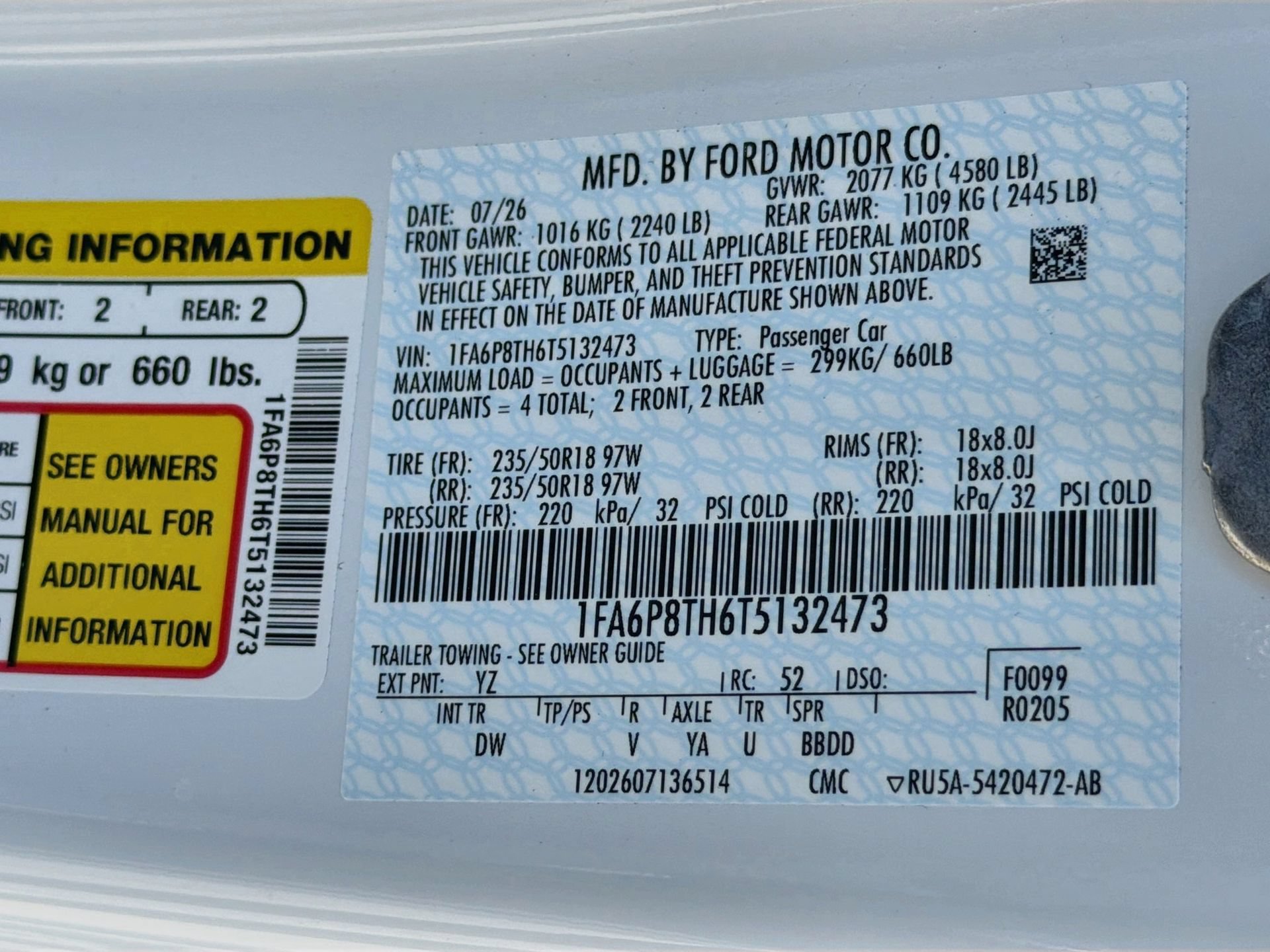 New 2026 Ford Mustang Coupe RWD image 33