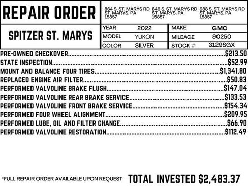 Used 2022 GMC Yukon SLT w/ SLT Premium Package image 2