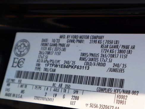 Certified 2023 Ford F150 XLT w/ Equipment Group 301A Mid AWD/4WD image 38