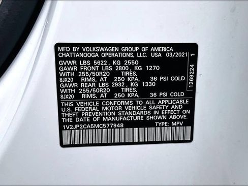 Used 2021 Volkswagen Atlas SE FWD image 16