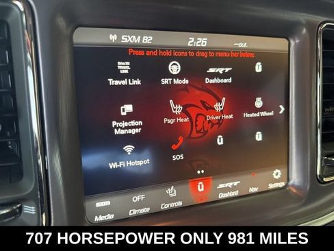 Used 2022 Dodge Challenger SRT Hellcat w/ SRT Black Package RWD image 8
