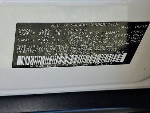 Used 2018 Subaru Outback 2.5i AWD/4WD image 30