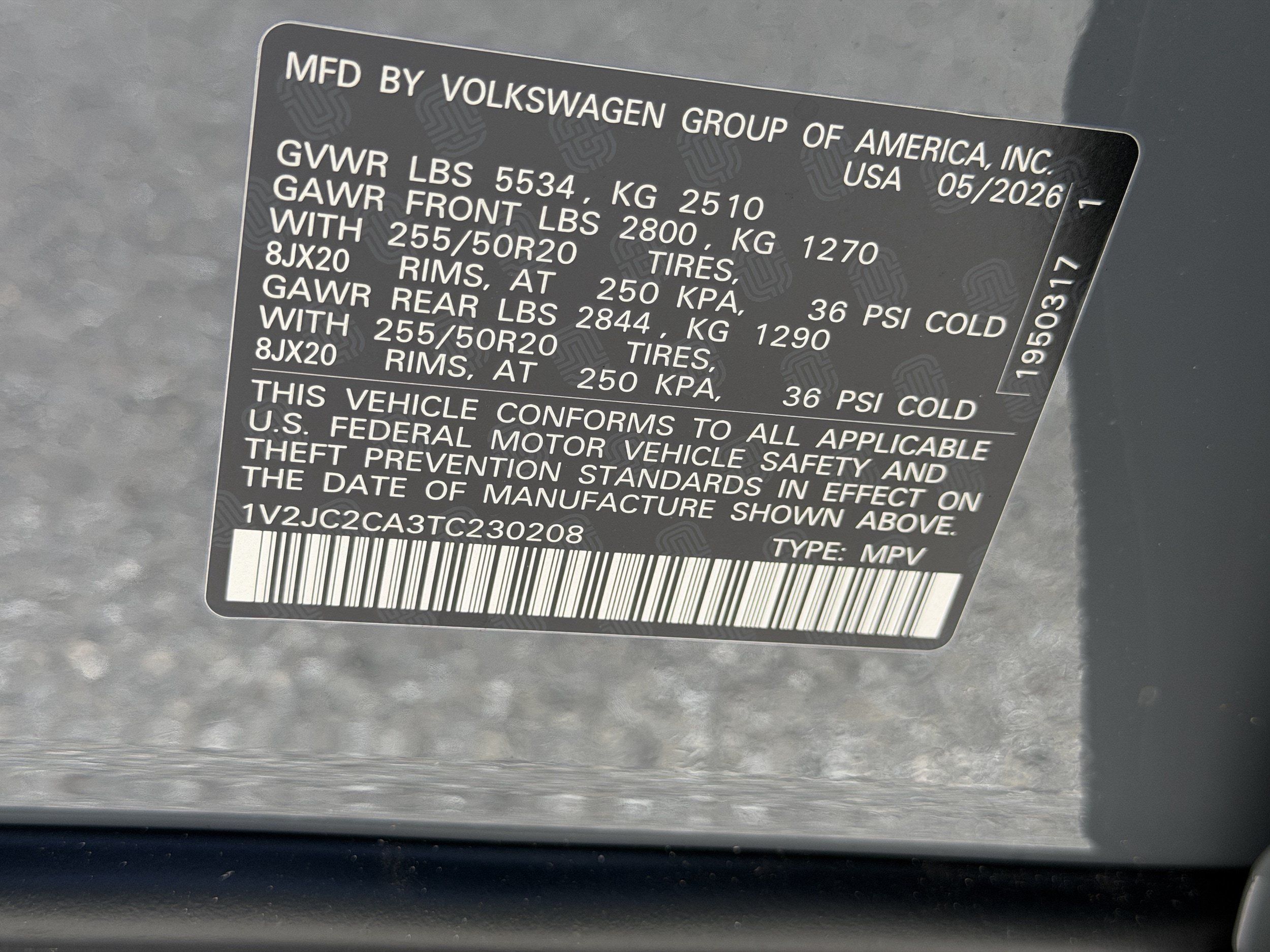 New 2026 Volkswagen Atlas Cross Sport SE FWD image 34