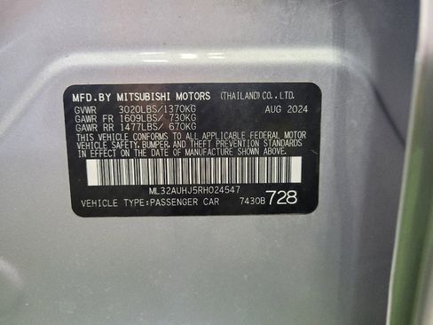 Used 2024 Mitsubishi Mirage ES image 33