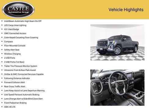 Used 2019 GMC Sierra 1500 SLT w/ SLT Premium Plus Package AWD/4WD image 24