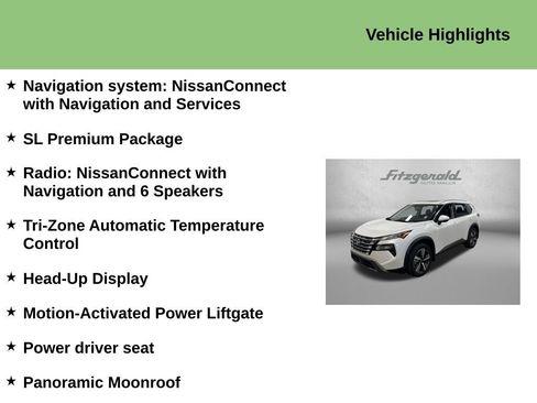 Used 2025 Nissan Rogue SL w/ SL Premium Package FWD image 9