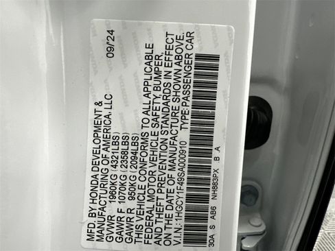 New 2025 Honda Accord SE image 33