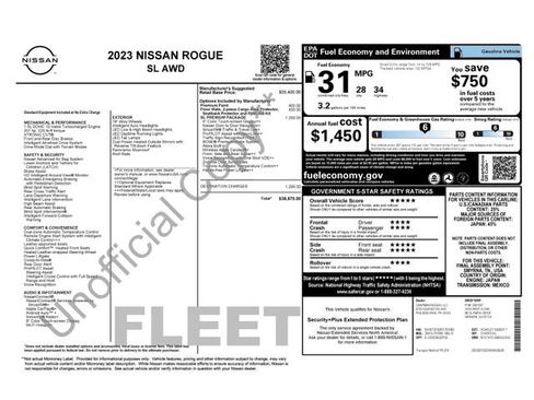 Used 2023 Nissan Rogue SL w/ SL Premium Package AWD/4WD image 43