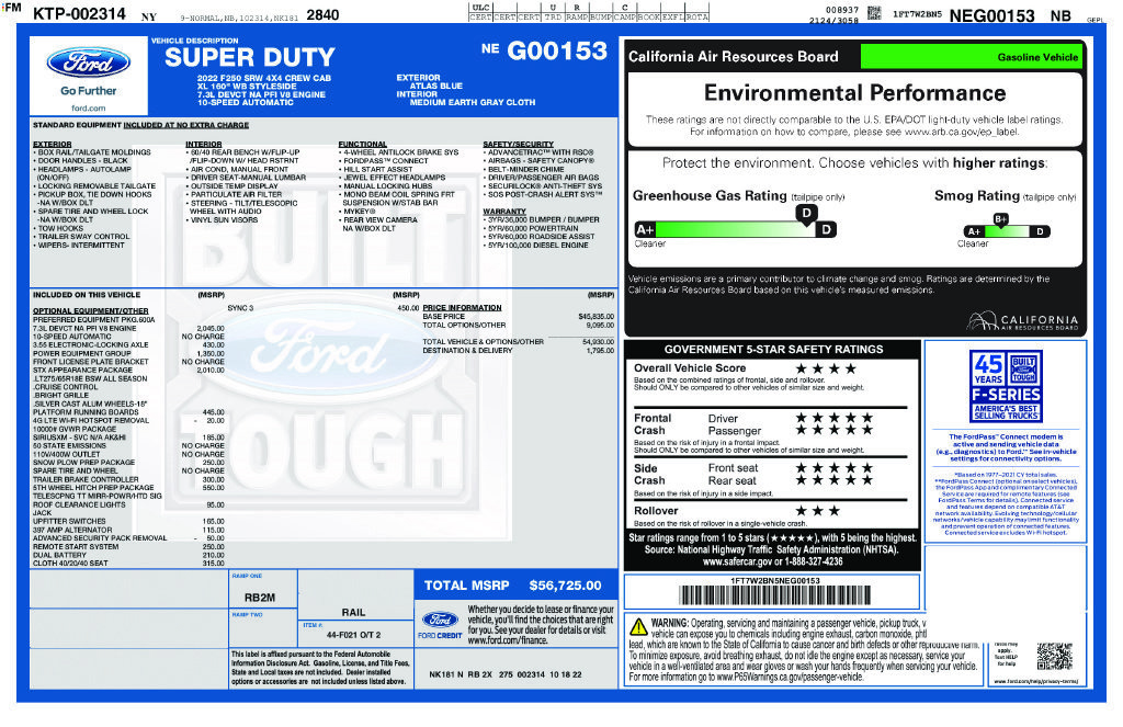 Used 2022 Ford F250 XL w/ STX Appearance Package AWD/4WD image 2