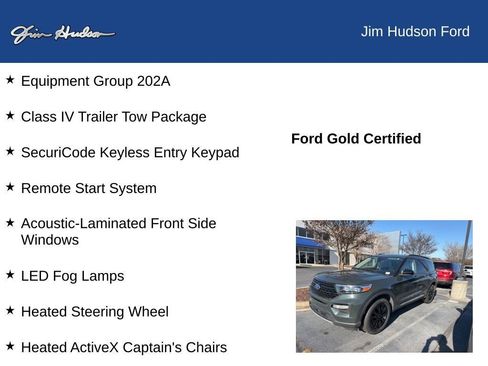 Certified 2023 Ford Explorer XLT w/ Equipment Group 202A image 10