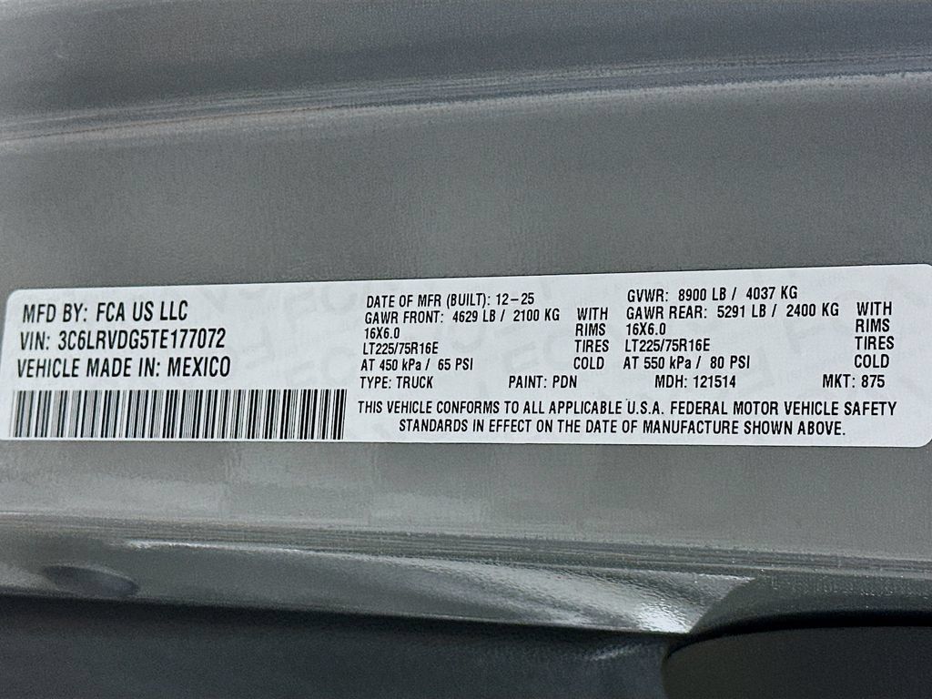 New 2026 RAM ProMaster 2500 w/ Quick Order Package 22G SLT FWD image 19
