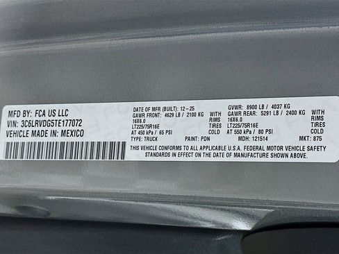 New 2026 RAM ProMaster 2500 w/ Quick Order Package 22G SLT image 19