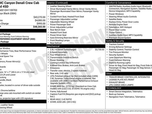 Used 2017 GMC Canyon Denali AWD/4WD image 3