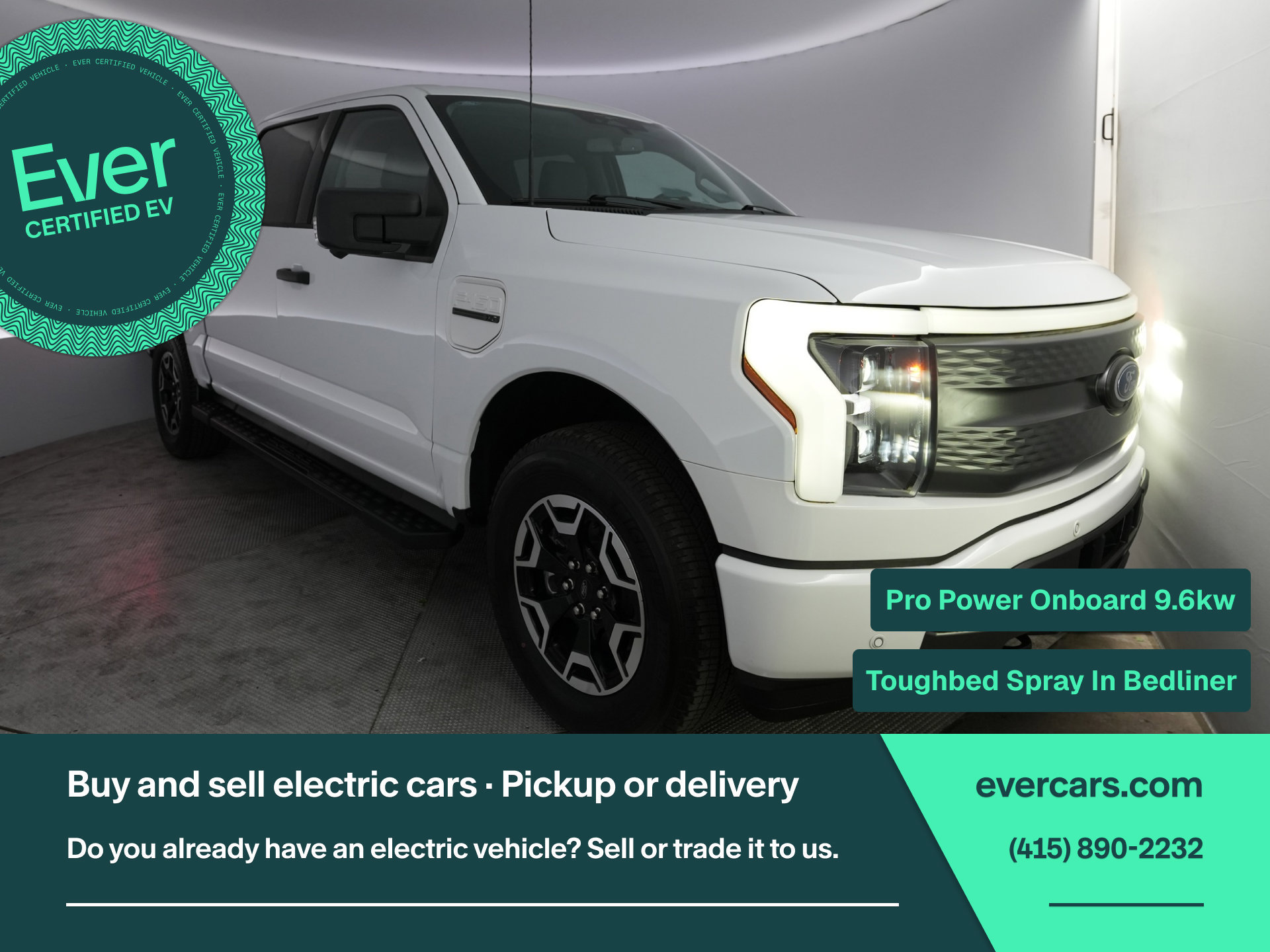 Used 2023 Ford F150 Lightning XLT AWD/4WD image 1