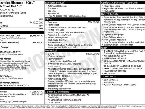 New 2026 Chevrolet Silverado 1500 LT w/ Z71 Off-Road Package AWD/4WD image 4