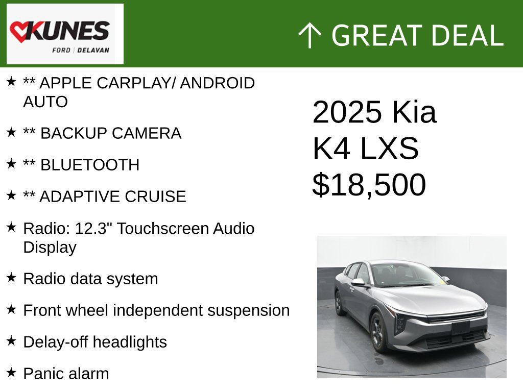 Used 2025 Kia K4 FWD image 2