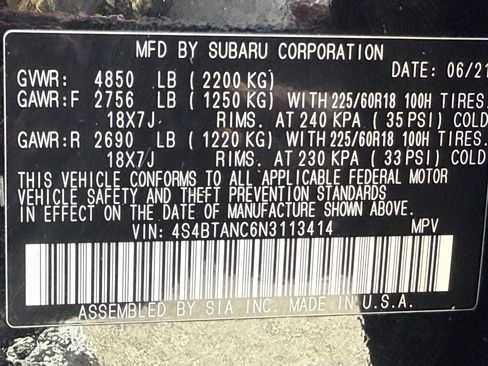 Used 2022 Subaru Outback Limited image 42